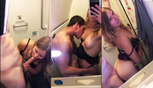 Sexo en el avión de forma rica polvo amatuer