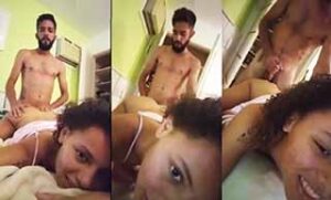Ella no aguantaba mas el deseo de este chico