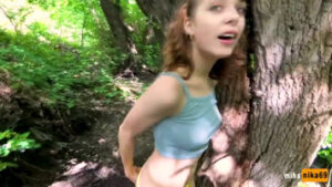 Beautiful skinny girl addicted to having sex anywhere