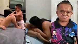 Le consiguen una chavas al enano para su cumpleaños