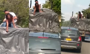 Sexo extremo sobre rueda