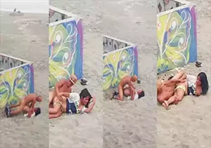 Jovencita Hondureña captada Singando Duro En la Playa