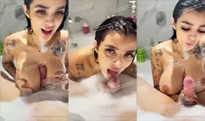 Karely Ruiz Video Porno Exclusivo ‘Chupando Verga en la Bañera’