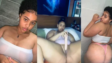 La Dominicana CHERRYpr Se Pajea con su Dildo Para Su Malito