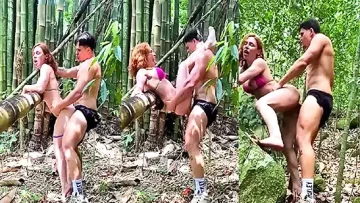 Outdoors Sex: Fucking With Him So Much He Wanted It