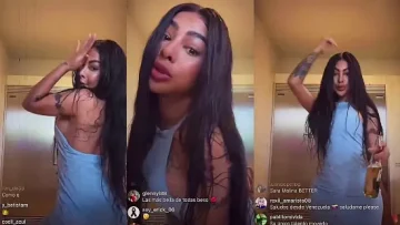 Soltera Yailin La Mas Viral Moviendo EL Culo En Live Intagram