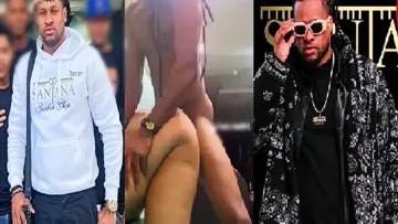 Santana Barber Shop DándoLe Pila De Ñema A Una De Su Bailarina