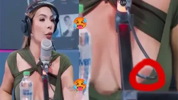 Presentadora Sandra Berrocal Se Le Ve Una Teta En Vivo Sin Filtro radio Show