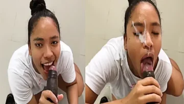 Mamado Verga De Chocolate, Shot De Semen el En Rostro