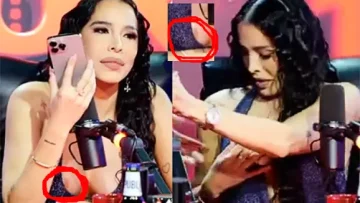 Jessica Pereira De Alofoke Se Le Sale Una Teta Discutiendo En Vivo