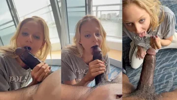 Blonde Enjoys A Fat BBC In Her Tight Throat