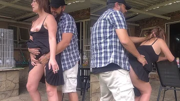 Señora Se Fuma un cigarro Antes Follar. No Se Pudo Resistir