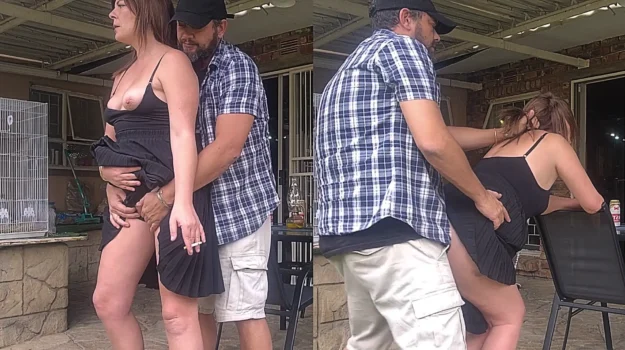 Señora Se Fuma un cigarro Antes Follar. No Se Pudo Resistir