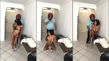 El Repartidor Cayo en Mi Garras, Baile Caliente Para Luego Follar