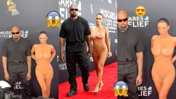 Bianca Censori strips naked on the Grammys red carpet