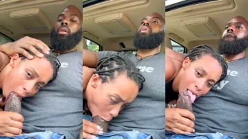 She sucks me off so she doesn’t get bored in the car