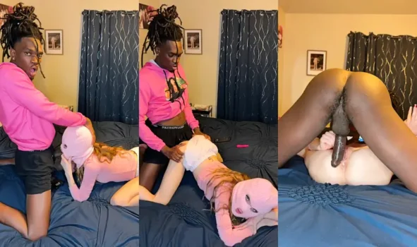 She has a tight pussy and leaves it all creamy On Four
