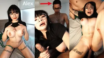 Alex Marin En Trio Con Un Güey Casi le Parte la Cola A La Novia
