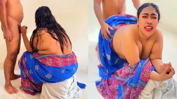 She had to fuck the neighbor doggy style because he has big asses