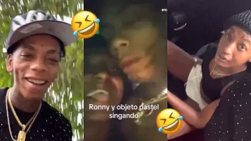 Disque: Objeto Pastel Grabando A Rony Alca Despues de Singar