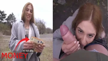 Foreigner offers her 200€ for a Casting and for more he fucks her