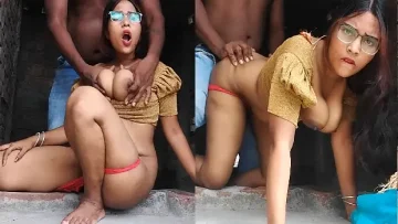 Beautiful Indian peasant fucking in an abandoned house