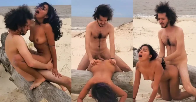 Video porno de pareja follando en playa nudista