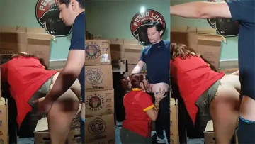 Follando con el jefe de la tienda mientras no hay clientes