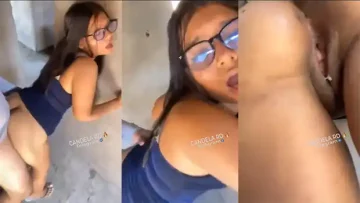 Sexo en una construcción le deja el coño lleno de leche