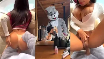 Conejo caliente follando duro a una morena de culo redondo